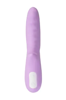 Vibrator-rotator JOS MERRY-GOR, silikon, ljubičasta, 20,7 cm