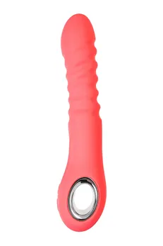 Stimulator sa funkcijom Up&amp;Dovn Flovetta flok, silikon, koral, 21,5 cm