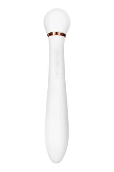 Flovetta Jasmine vakuumski stimulisani Vibrator, silikon, beli, 23 cm
