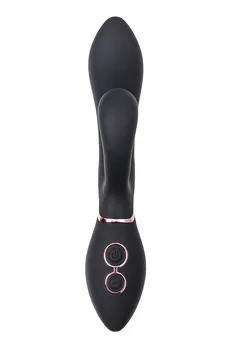 Vibrator-zec vaname D-Splash Avalanche, silikon, Crna, 20,5 cm