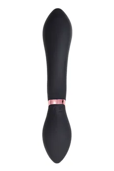 Vibrator-zec vaname D-Splash Avalanche, silikon, Crna, 20,5 cm