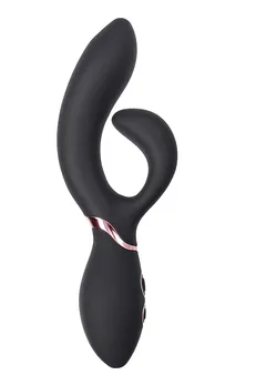 Vibrator-zec vaname D-Splash Avalanche, silikon, Crna, 20,5 cm