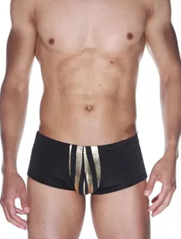 Muške Hips gaćice sa zlatnim prugama