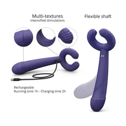 Vibrator za parove Love to Love PLEASE ME-MIDNIGHT INDIGO