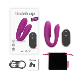 Vibrator u paru Love to Love MATCH UP-SWEET ORCHID