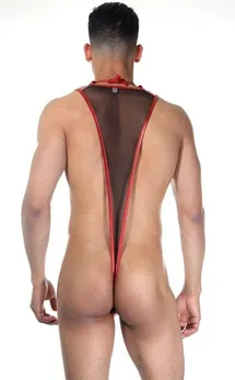 Sexi muški bodi sa sjajnim elementima