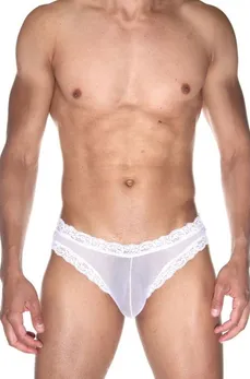 Bele prozirne Gaćice-Brazilian