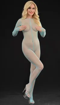 Mrežasti kombinezon sa dugim rukavima