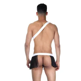 Crno-belo muško odelo za igru Hunter