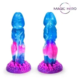 Šareni fantazijski Dildo-22 cm.