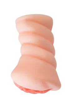 Masturbator samolepljiv Juicy Pussy by TOYFA Wet Kat, TPE, telesni, 15 cm