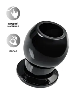 Analna čaura TOIFA Basic M, TPE, Crna, 6,5 cm