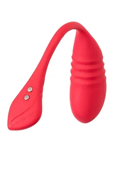 Vibroiaico lovense Vulse, silikon, crvena, 20,3 cm