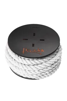 Pecado BDSM Shibari konopac, na kalemu, pamuk, bela, 5m