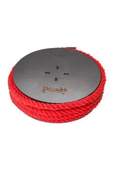 Pecado BDSM Shibari konopac, na kalemu, pamuk, crvena, 10m