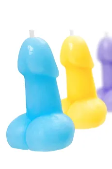 Set sveća Pecado BDSM, mini penis, 10 kom.
