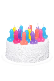 Set sveća Pecado BDSM, mini penis, 10 kom.