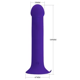 Nerealni dildo sa vibracijom i pulsiranjem Pretti Love
