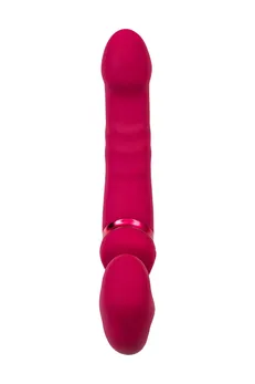 Strapon lovense Lapis, silikon, crvena, 23 cm