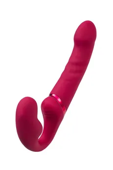 Strapon lovense Lapis, silikon, crvena, 23 cm