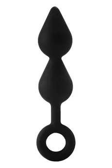Crni Analni stimulans XL Double Drop plug-20 cm.
