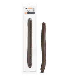 Braon dvostrani Dildo Chocolate 16-Inch Long Dildo 41,5 cm.