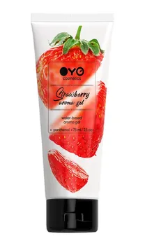 Лубрикант на водной основе oyo aroma gel strawberry с ароматом клубники .