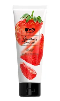 Лубрикант на водной основе oyo aroma gel strawberry с ароматом клубники .
