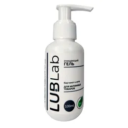 Lublab 100ml eko-gel za čišćenje intimnih igračaka bergamot i nana