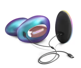 Stimulator klitorisa i G zone sa daljinskim upravljačem za par Love To Love VONDERLOVER-Iridescent Turkuoise