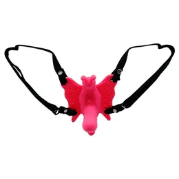 Stimulator klitorisa i tačke G leptir na trakama sa vibracijama