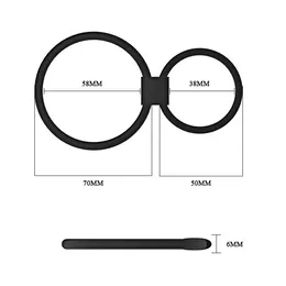 Prsten za penis crni bi-026014