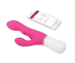 Lovense Nora Vibrator sa klitorisnim stimulatorom, silikon, roze, 20 cm