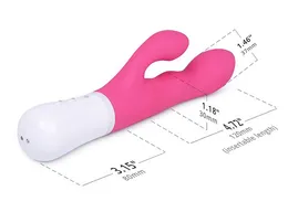 Lovense Nora Vibrator sa klitorisnim stimulatorom, silikon, roze, 20 cm