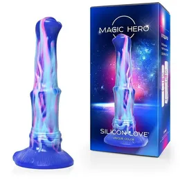 Plavo-plavi fantazijski Dildo-25 cm.