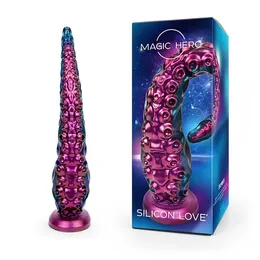 Fantazijski Dildo-pipak na usisnoj čaši - 27 cm.