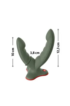 Fun Factori Ride Dildo, silikon, maslina, 12,3 cm