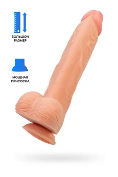 Realistični Dildo Realstick nude Vilt, PVC, telesni, 29,5 cm
