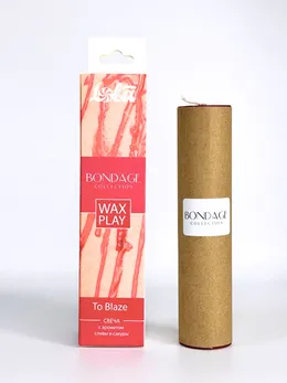 Sveća za wax play bondage to blaze