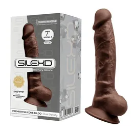SILEKD model 1 7  smeđi Dildo-17,5 cm