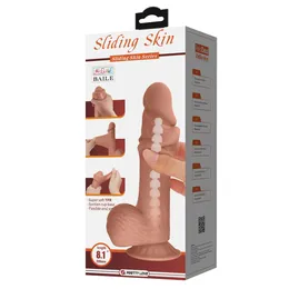 Dildo sa efektom klizne kože Pretti Love BV-008106NRG-1