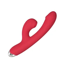 Silikonski zečji vibrator sa vakuumskim klitoralnim procesom crveni sv r