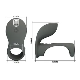 Prsten za erekciju klitorisa Pretti Love bi-210199-1