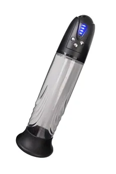 Sekus Men Ekpert Thorin automatska pumpa za penis za masturbaciju, ABS plastika, Crna, 32 cm