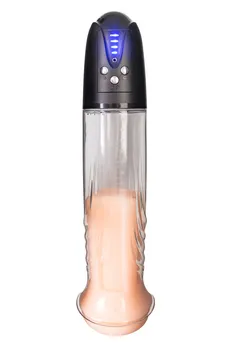 Sekus Men Ekpert Thorin automatska pumpa za penis za masturbaciju, ABS plastika, Crna, 32 cm