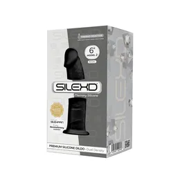 SILEKD model 2 crni dildo - 15,4 cm
