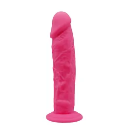 Ružičasti dildo na usisnoj čaši model 2-19,7 cm.