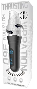 Automatski masturbator sa funkcijama rotacije, vibracija i trenja SV21001