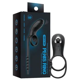 Erekcioni prsten sa vibracijom i tegom ispod skrotuma na daljinskom upravljaču SV1005