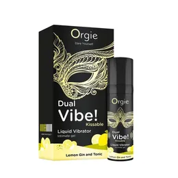 Orgie Dual Vibe Vibe jestivi gel! sa ukusom koktela Lemon gin i tonic 15ml